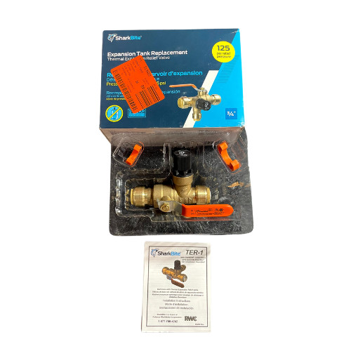 SharkBite 25704LF TER-1 3/4 in. Brass Universal Thermal Expansion Relief Valve