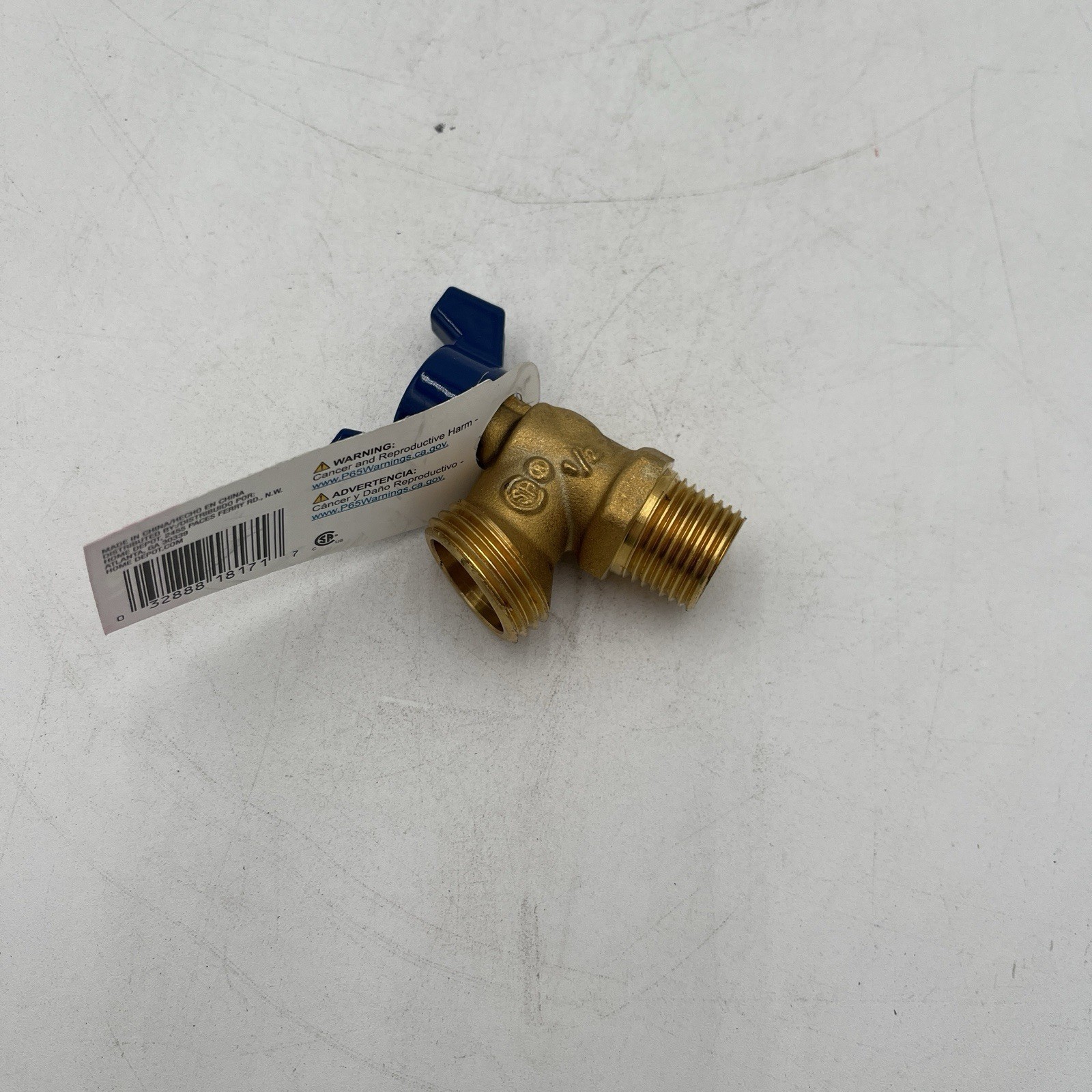 BRAND NEW!! Everbilt Brass Boiler Drain Valve 101 1/2″ MIP x MHT 102-053EB