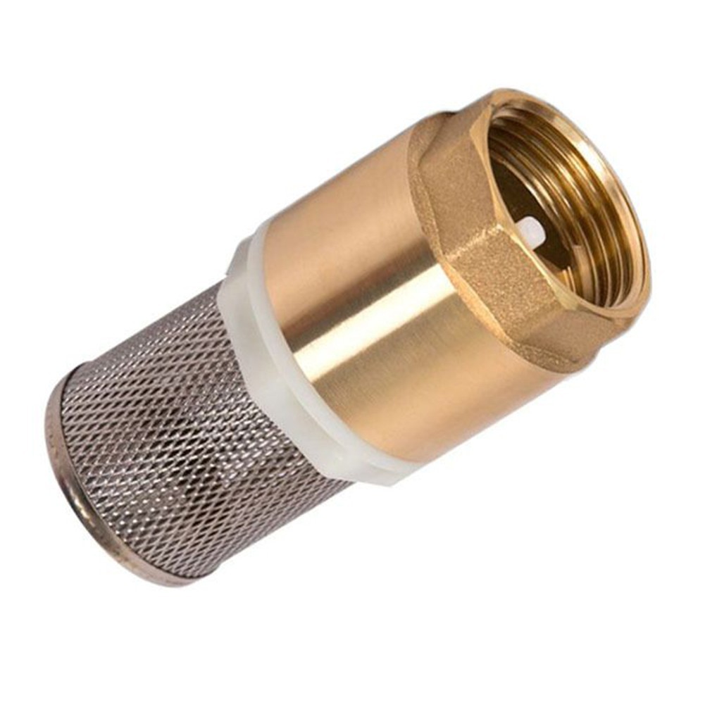 Brass Foot Valve DN25 & Check Valve Stainless Steel Basket Suction Basket