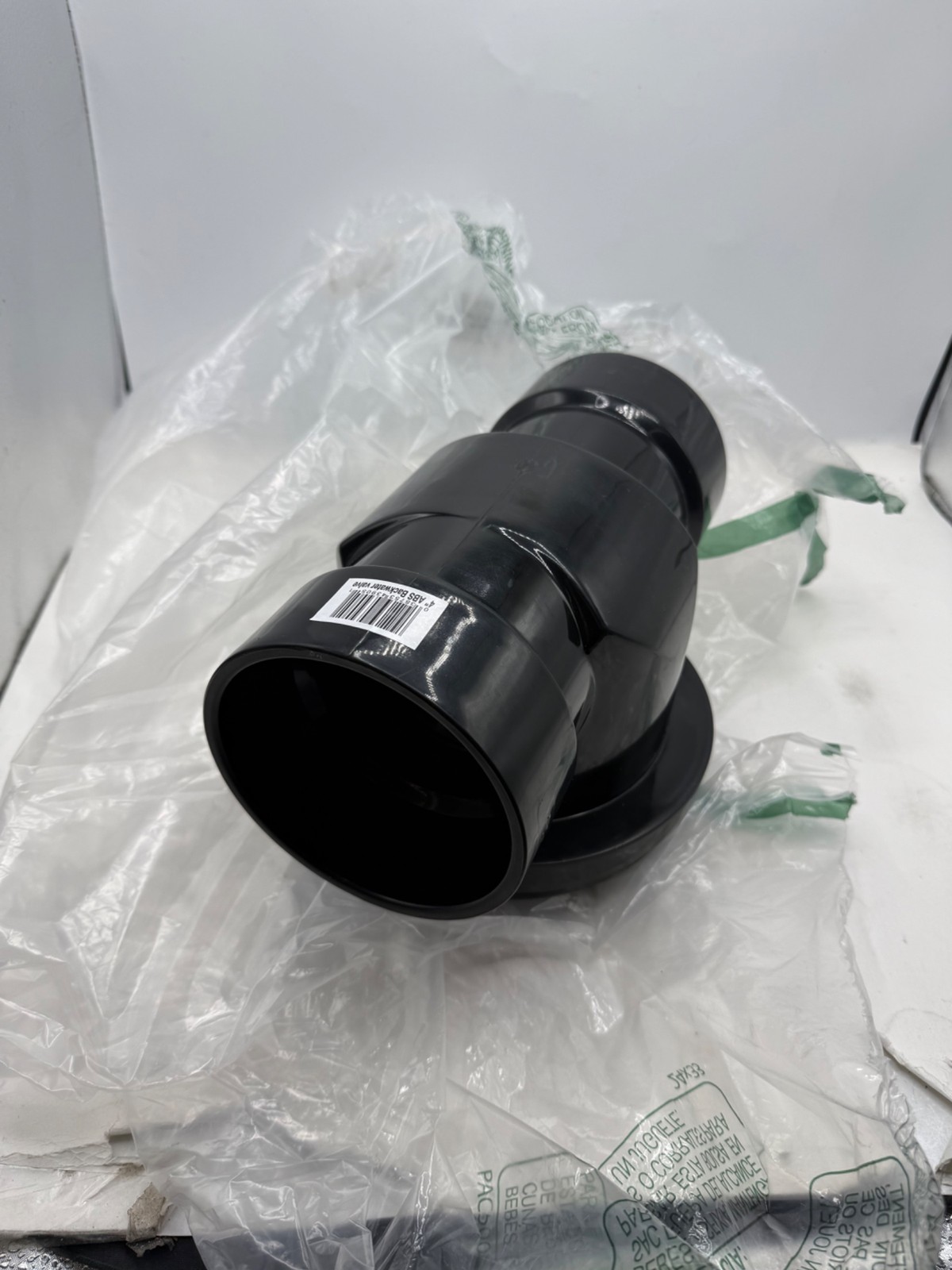 Oatey 4 in. ABS Backwater Valve, Black