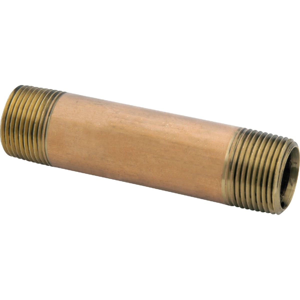 Anderson Metals 1/4 In. x 6 In. Red Brass Nipple 38300-0460 Anderson Metals