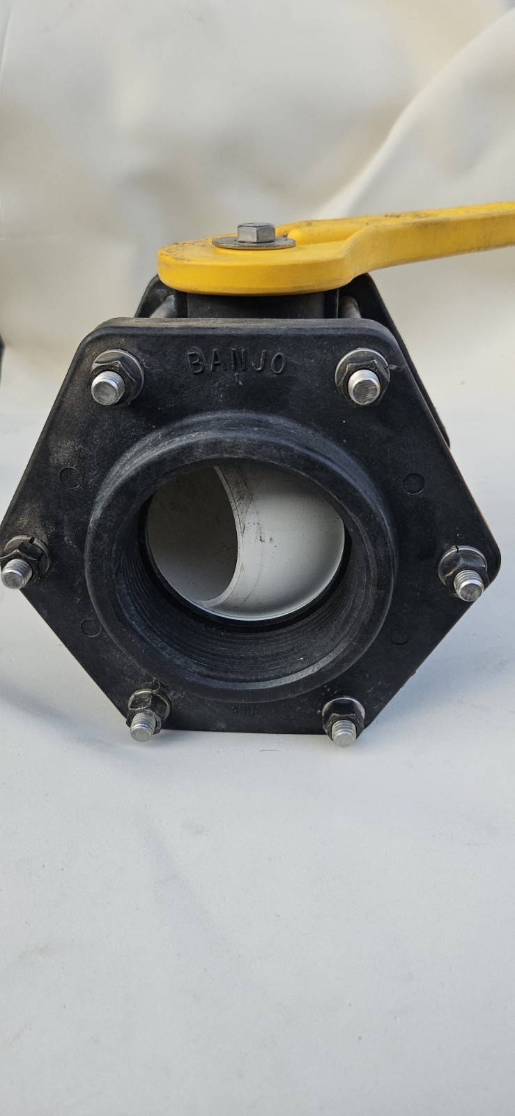 Banjo V300FP 3″ Polypropylene Inline Ball Valve 100PSI
