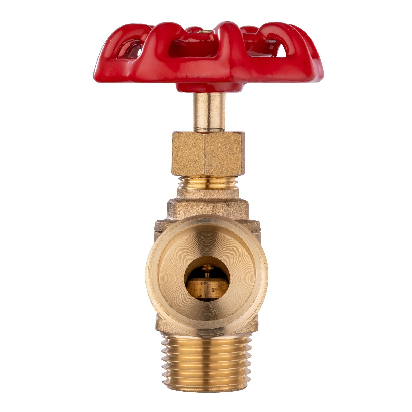 10 PCS EFIELD Boiler Drain 1/2 inch MIP x 3/4 inch MHT, Brass