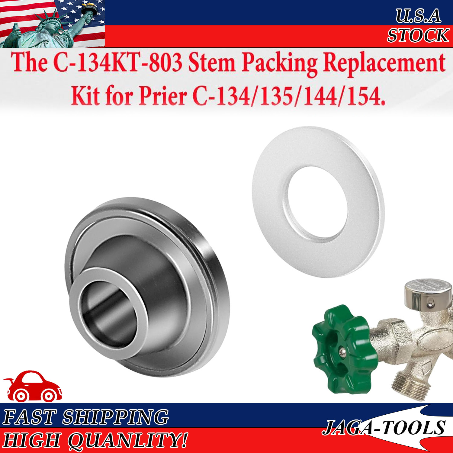 C-134KT-803 Stem Packing Kit for Prier Wall Hydrants C-134/135/144/154/434/P-164