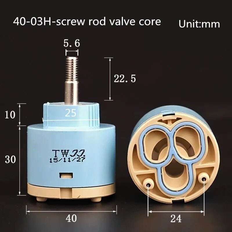 Tap Mixing High Spool Valve 25mm/35mm/40mm Faucet Accessories Ceramic Cartridge