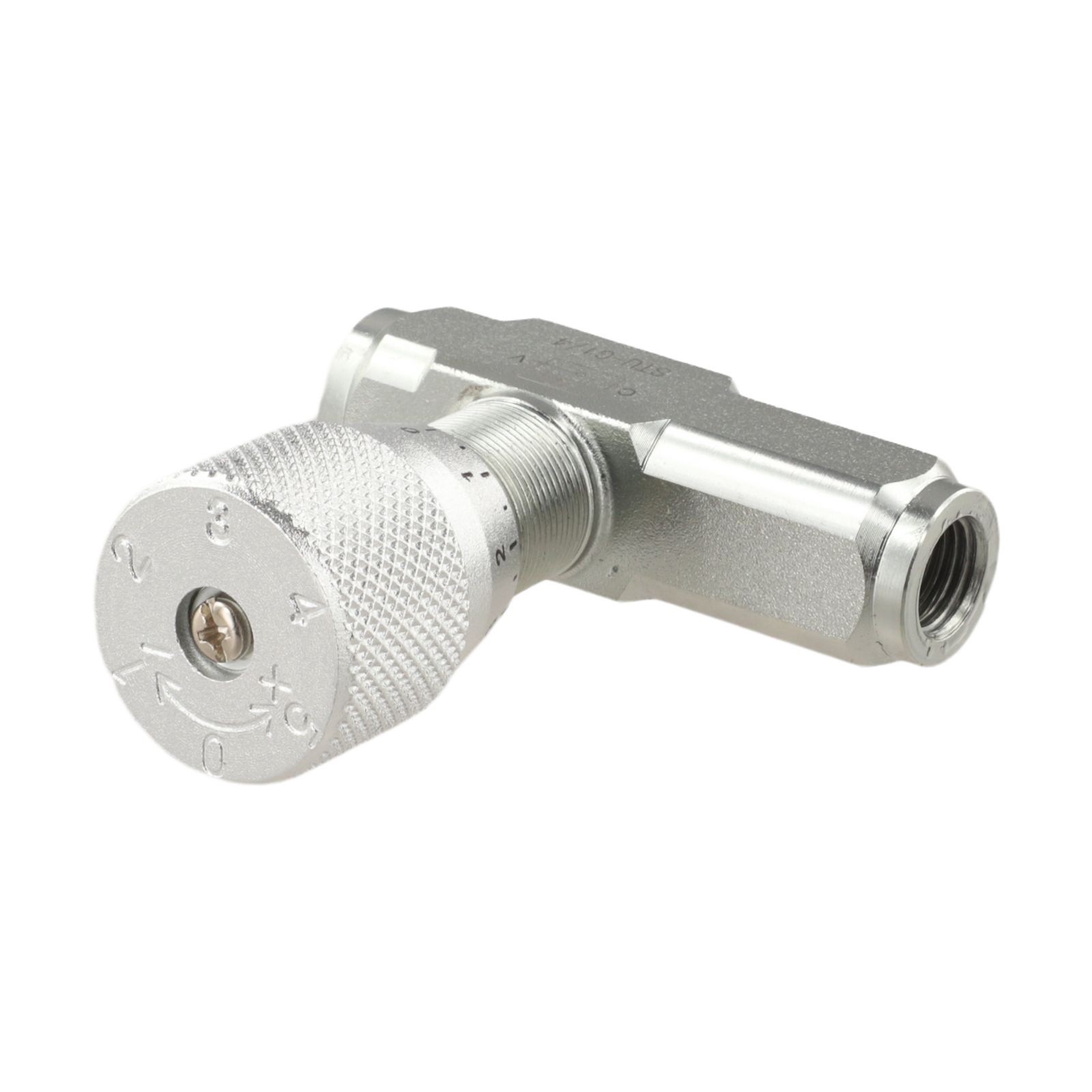 One Way Joint Hydraulic Flow Control Valve 1 4 Inch NPT 46 GPM Carbon Steel