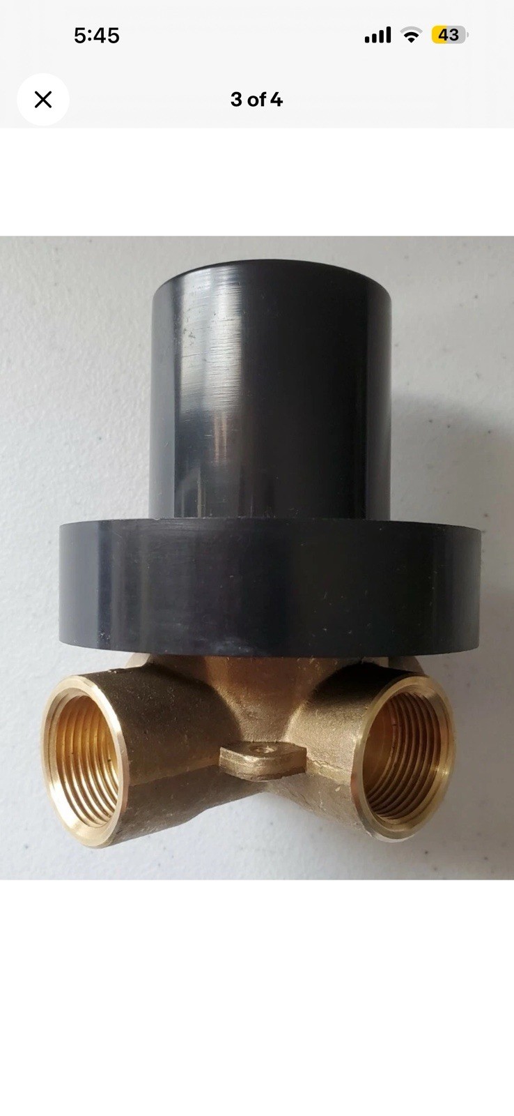 Signature Hardware SH6103 Edenton 3/4 in. Brass NPT Rough-In Valve