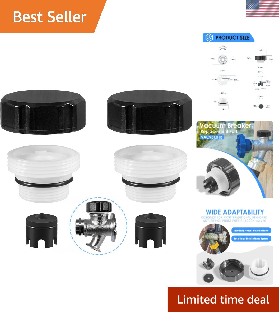 Quality 2-Pack Anti-Siphon Valve Repair Kit – Prevent Backflow Contamination