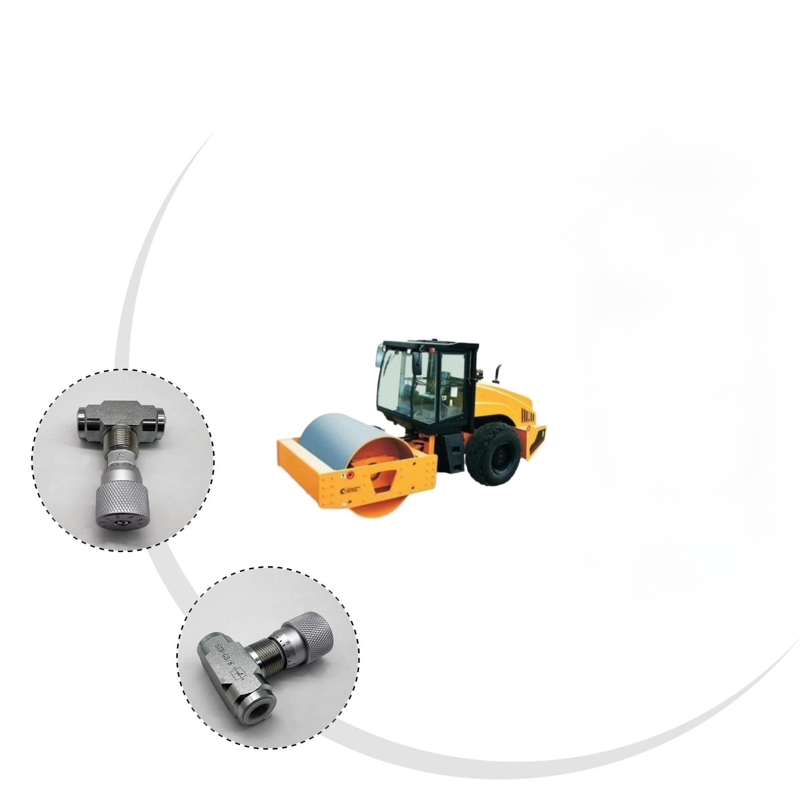 Two Way Hydraulic Flow Control Valve Precise Flow Control 5800 PSI Capacity