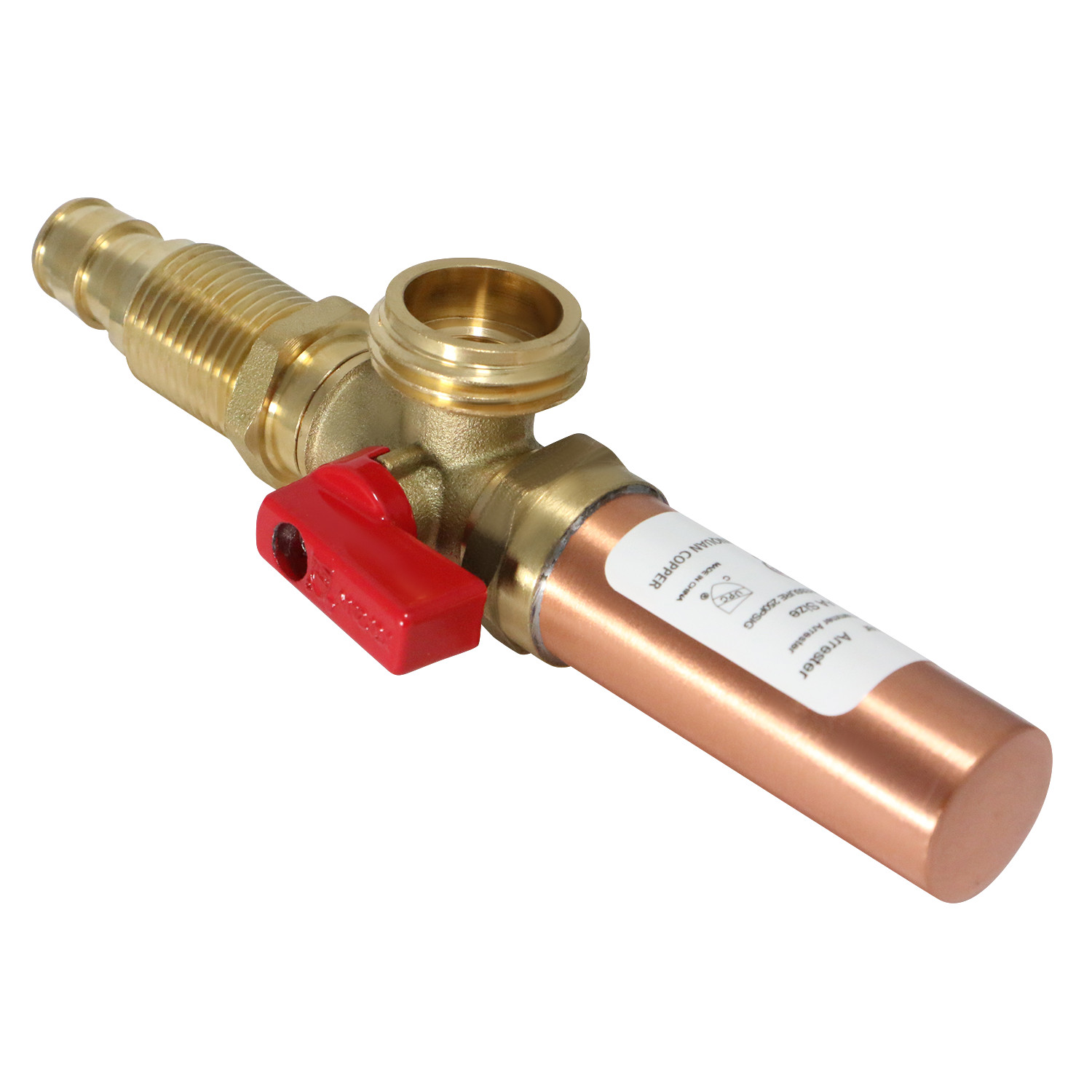 10 Pc XFITTING Water Hammer Arrestor Valve, 1/2″ Pex A x 3/4″ MHT, Red