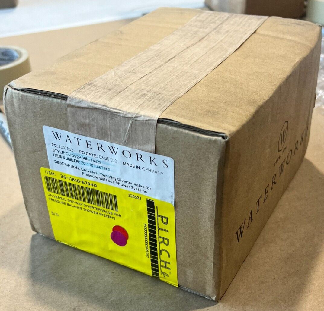 Waterworks 26-11810-67940 Two Way Diverter Valve for Pressure Balance System NEW