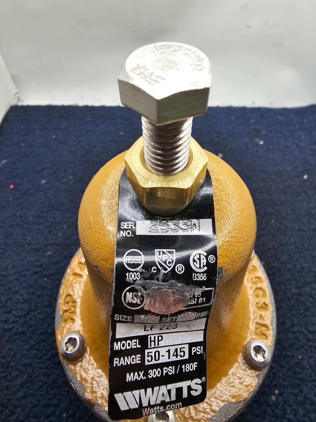 Watts LF223: 1/2″ High Capacity Pressure Regulator Valve 300 PSI Max