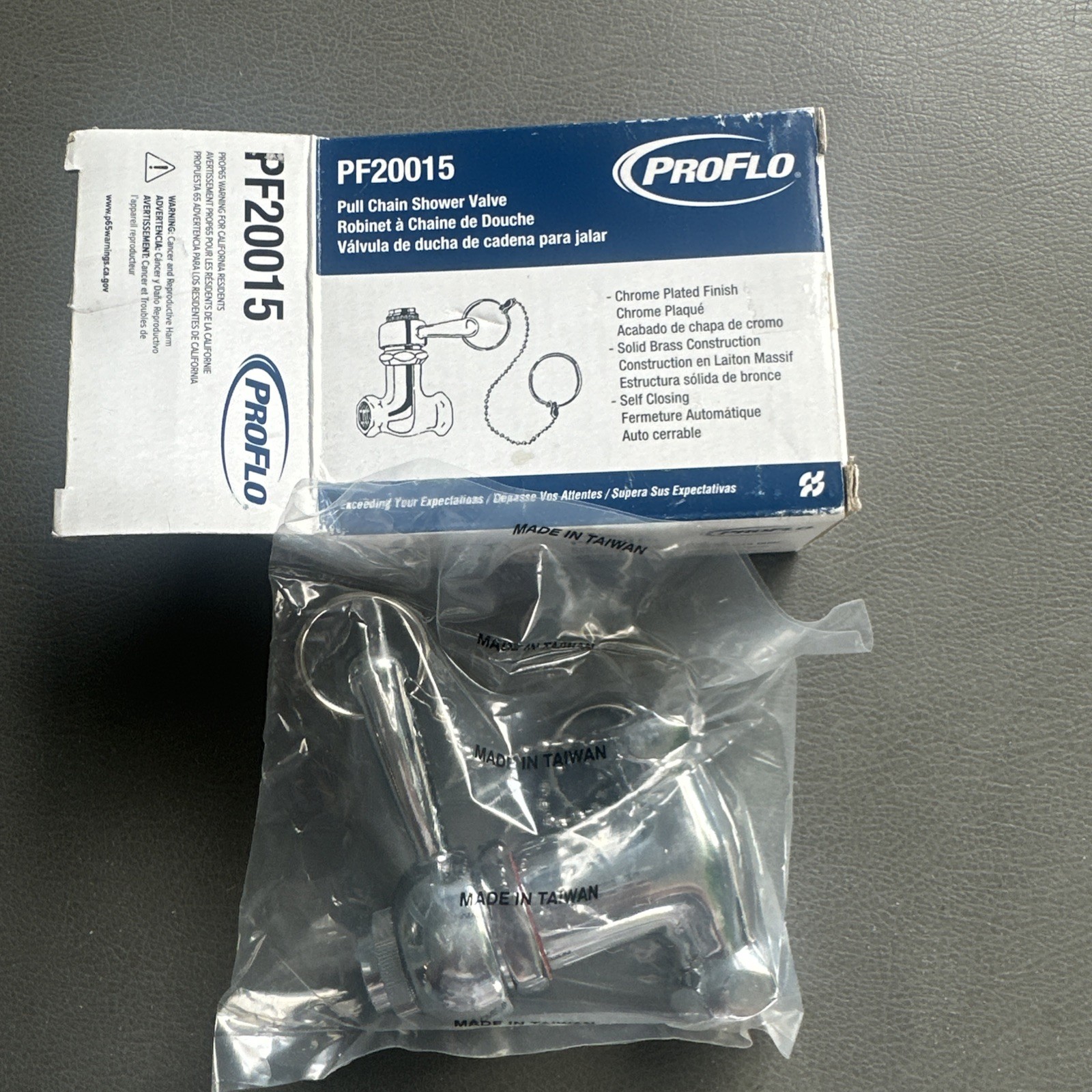 PROFLO PF20015 Single Function Pressure Balanced Self Closing – Chrome