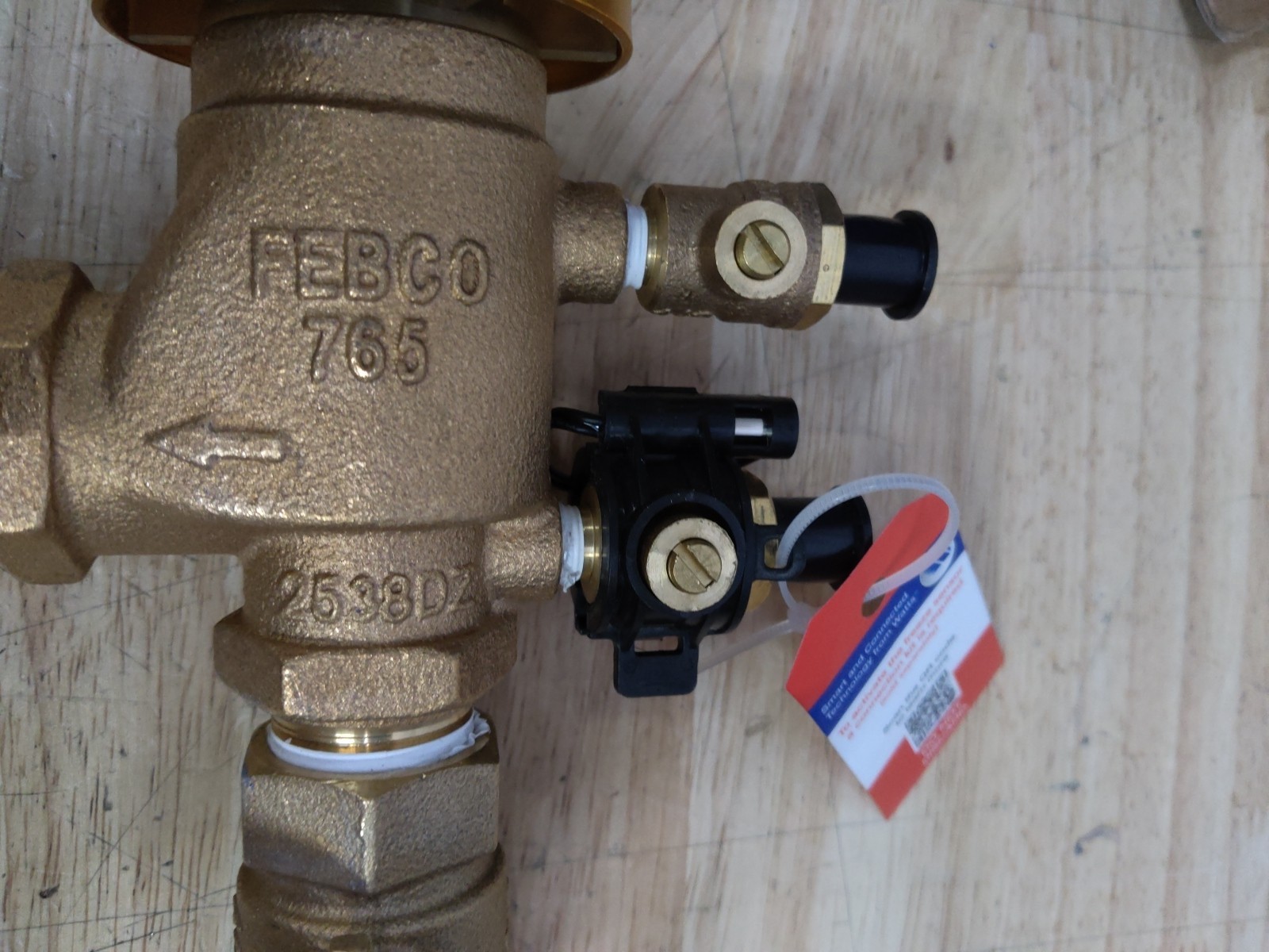 Febco 3/4 x 3/4 IN Bronze Pressure Vacuum Breaker with Freeze Sensor 765QTFZPVB