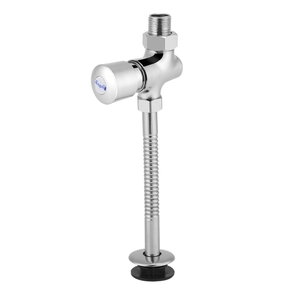 1 Toilet Urinal Valve Solid Zinc Alloy Automatic Flush For Bathroom