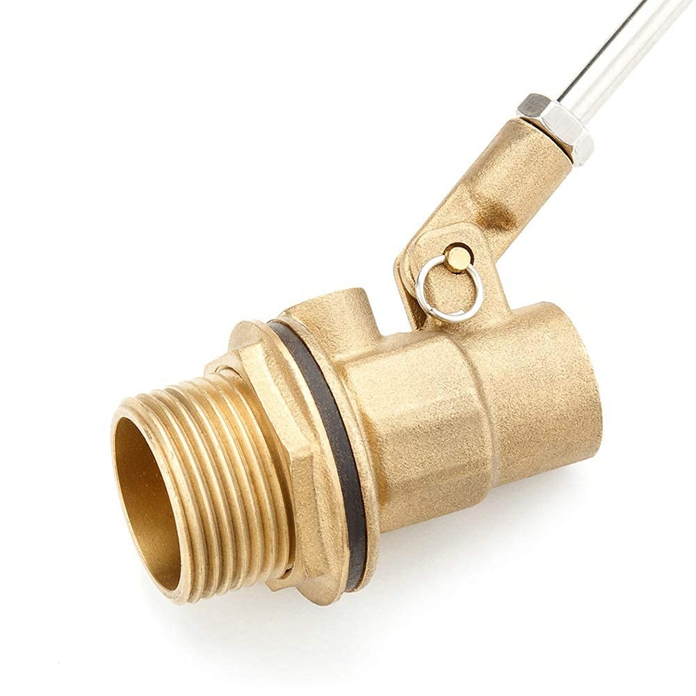 1″ Thread Float Ball Valve and Brass Pipe Connector Floating Ball-cock Tank B…