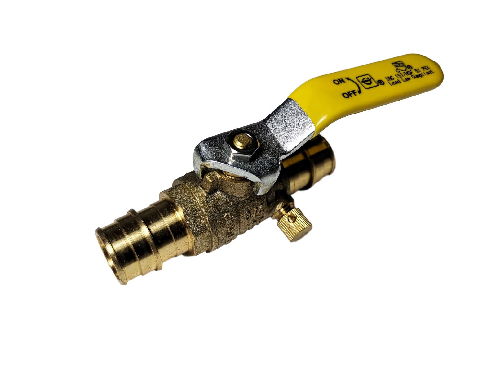 1 PIECE PEX A 3/4 BALL VALVE WITH DRAIN, EXPANSION F1960