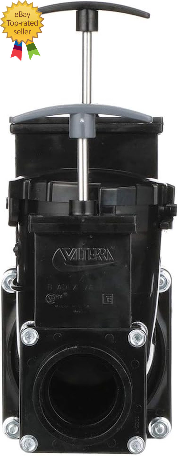 Ell Double Rotating Valve Mess-Free Waste Valve for Rv’S Campers Trailers 3″