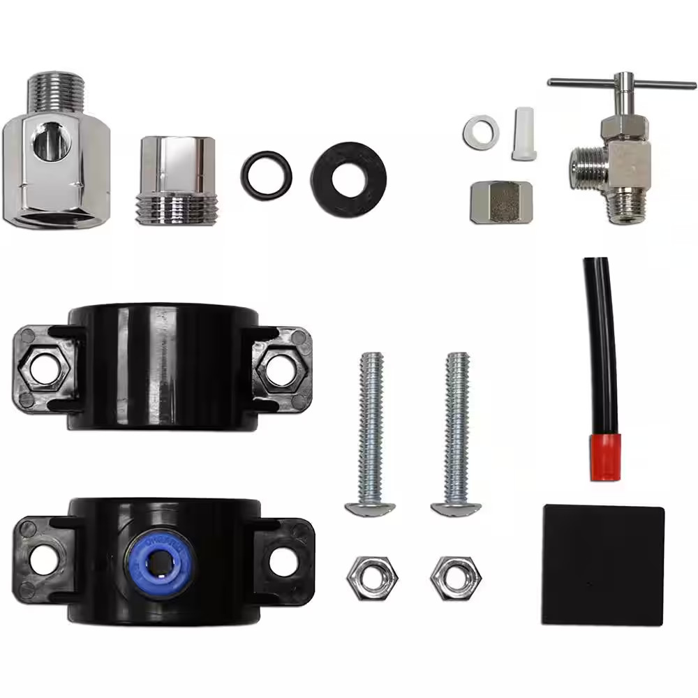 Feed Water Adapter and Drain Saddle Valve Clamp Reverse Osmosis Systems