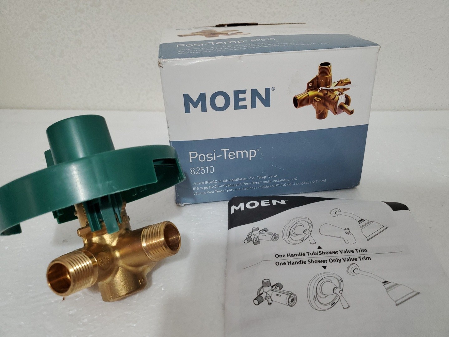 Moen 82510 1/2 Inch Posi-Temp Pressure Balanced Rough-In Tub/shower Valve OB