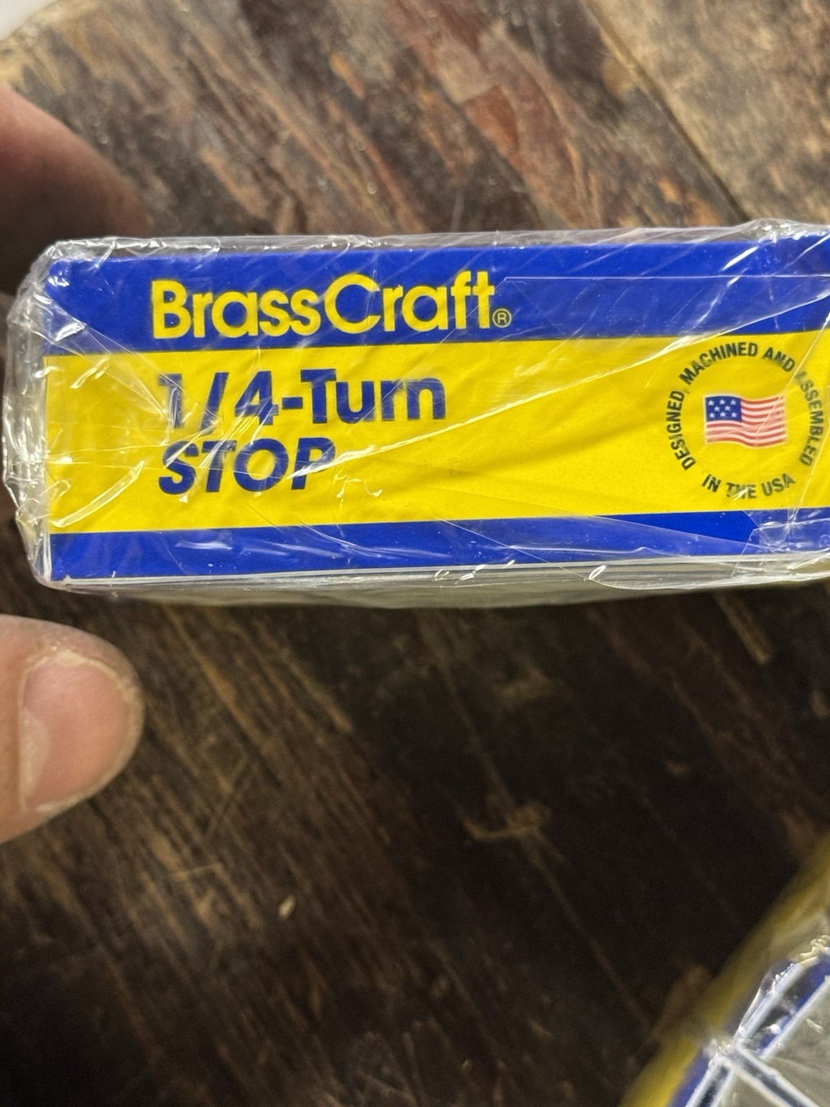 Brass Craft /1/4 Turn /Straight Stop/ Pex/ 1/2IN./Nom/ Barb Inlet x 3/8IN. COMP