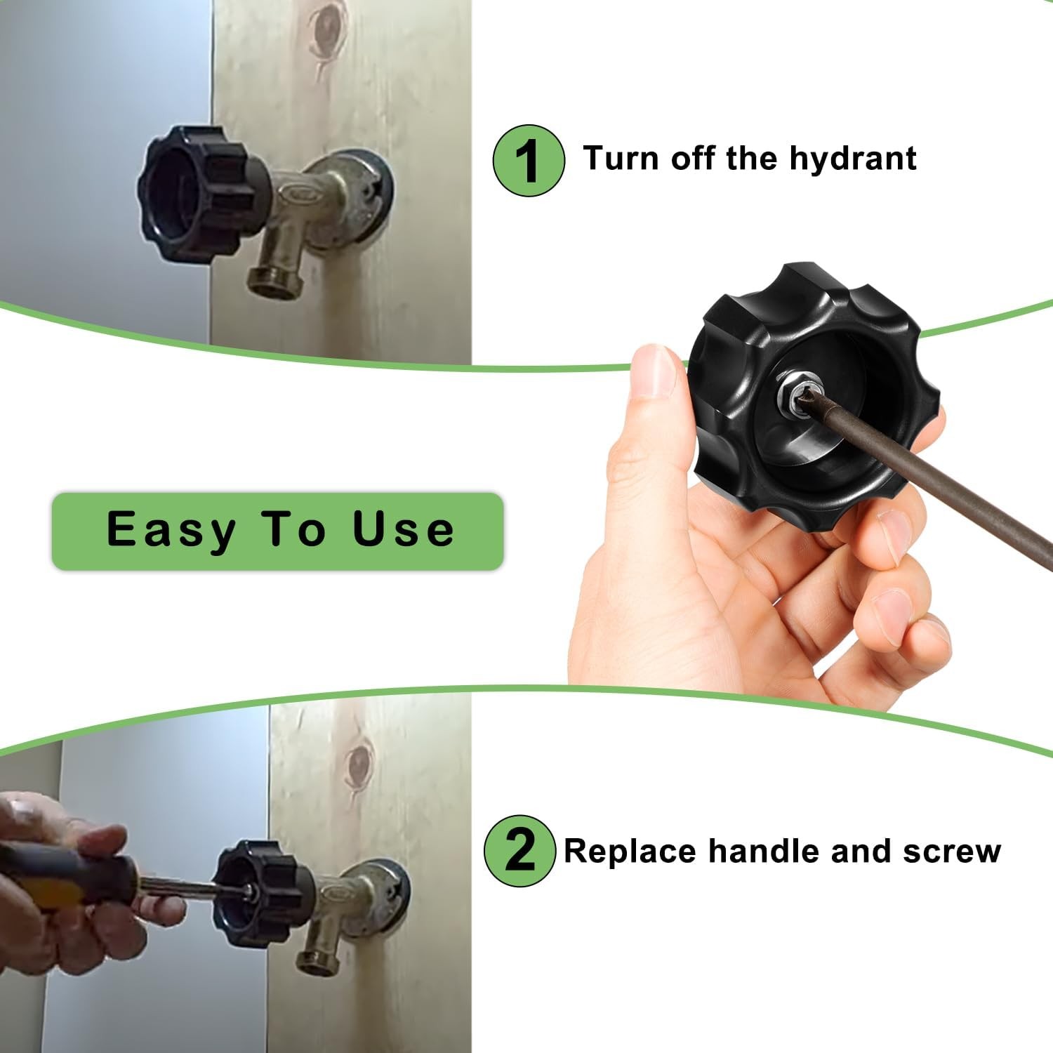 Wall Hydrant Handle Kit 630-7965 for Mansfield 300/400/500 Series Wall Hydrants