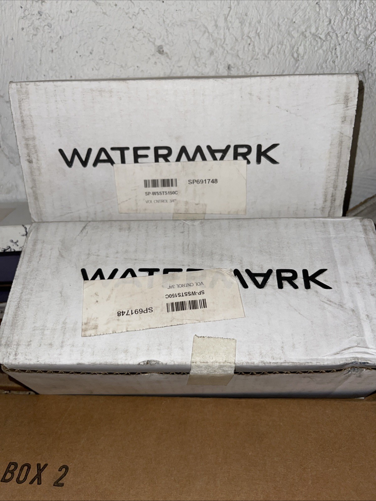 Watermark SS-TS150-C Two Handle Wall Mount Lavatory Valve