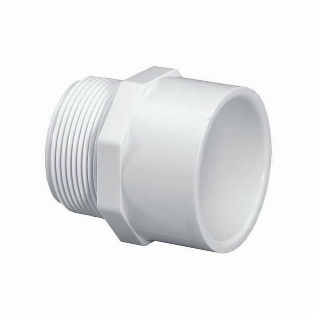 Primex 88152 1 Inch Male Thread x 3/4 Inch Slip PVC Adapter Sch 40