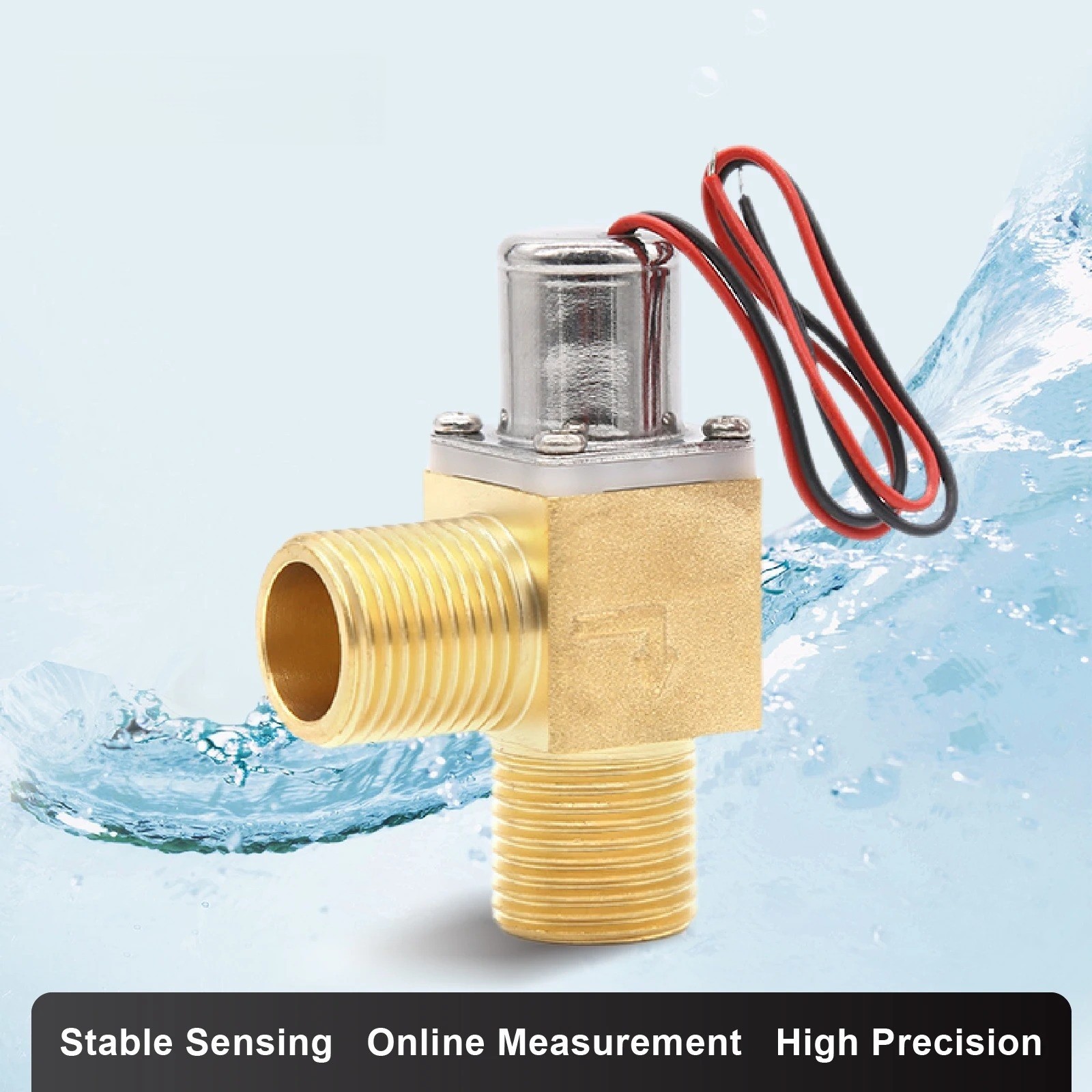 Automatic Urinal Flush Valve DC4.5V G1/2 Latching Solenoid Sensor Controller