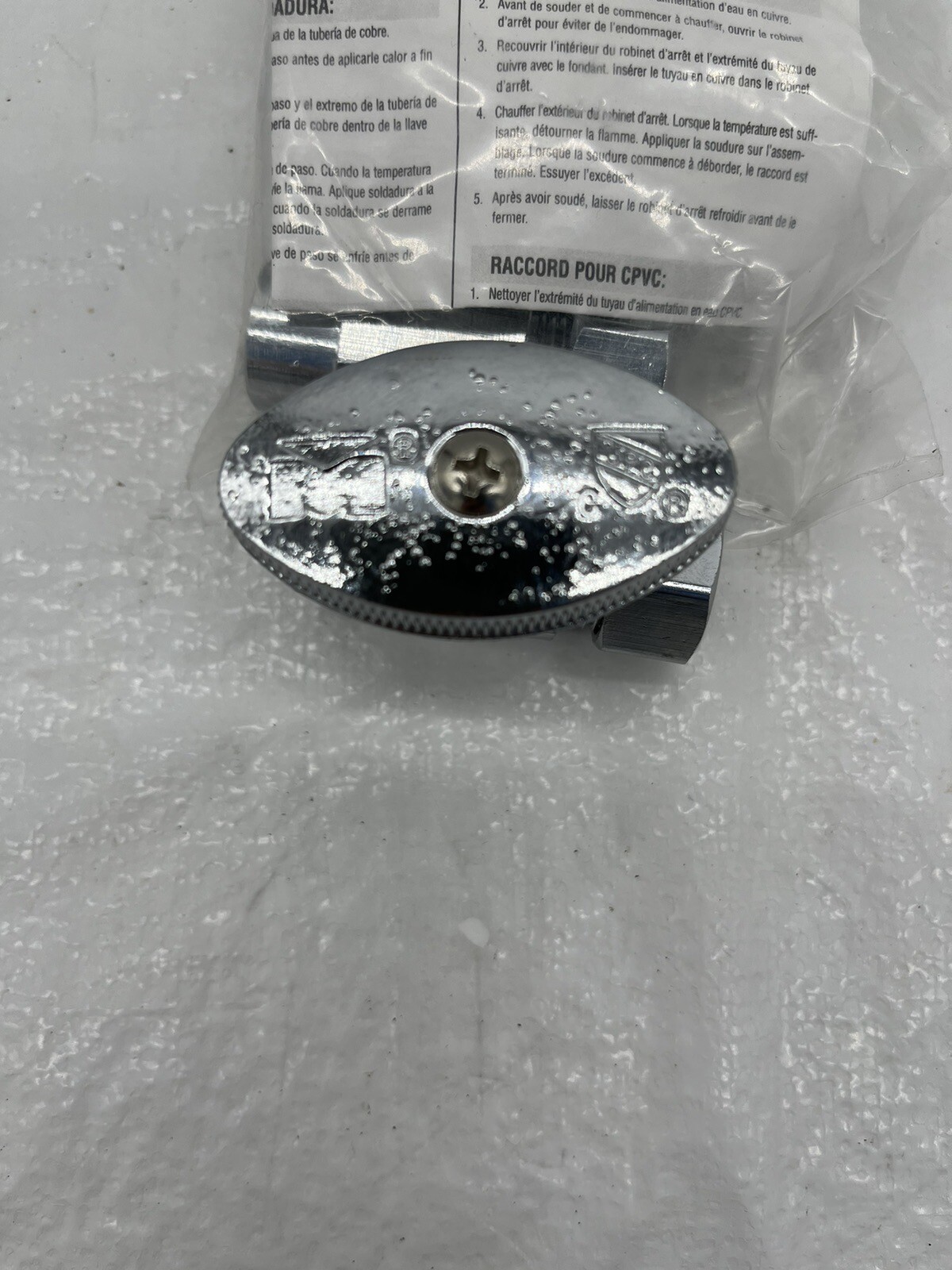 Sealed Water Supply Stop Valve 1RWE3 Shutoff Supply Line 1/2″ Turnoff