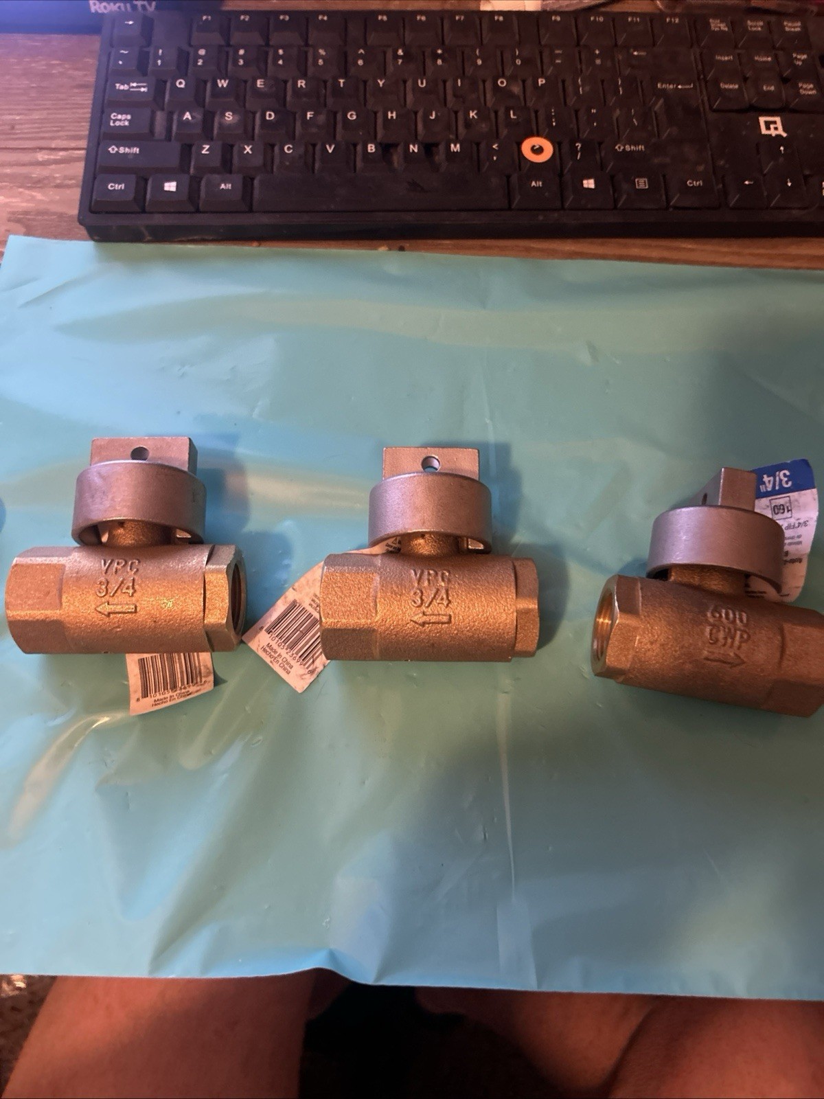 3 Valves Valencia Pipe Co. VPC 3/4” Auto-Drain Irrigation Ball Valve 78-621-01