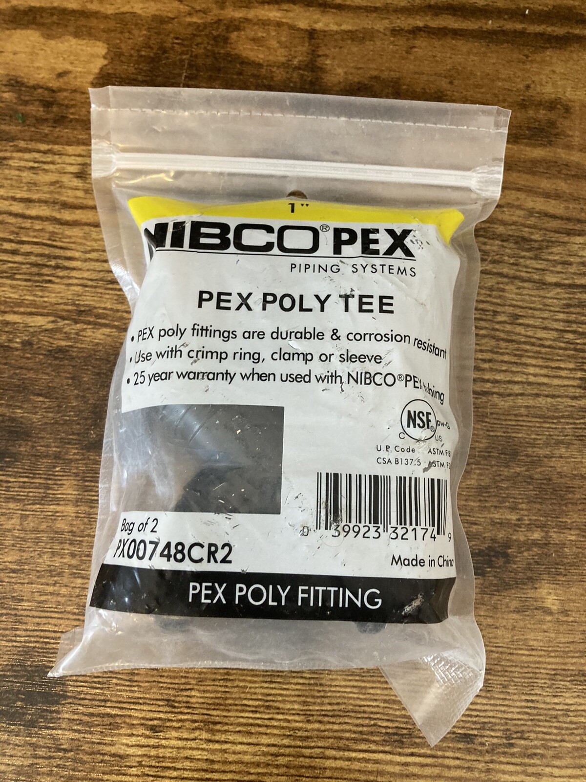 PEX CR TEE1B X1B X1B LF by NIBCO MfrPartNo PX00748CR2, PartNo PX00748CR2, by Nib