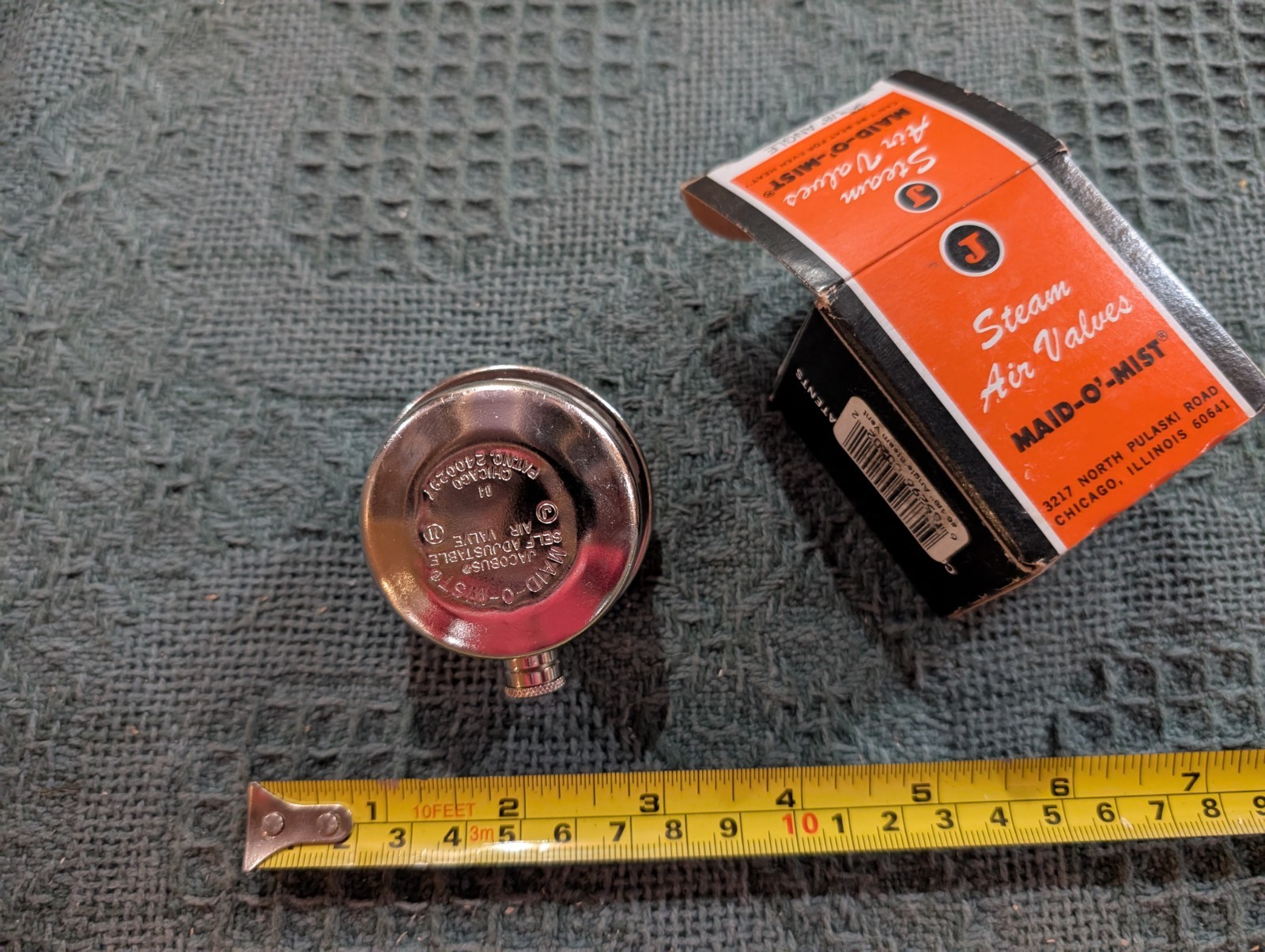 Maid-O-Mist #5-1/8″ ANGLE No.5 Angle 10 PSI Steam Vent 1/8 MPT in. for Radiators