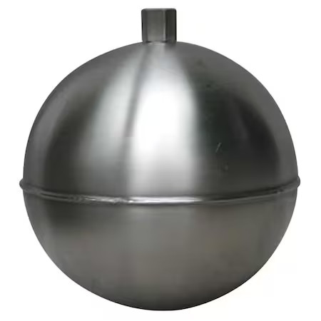 Naugatuck Gr70s421hf Float Ball, Round, Ss, 7 In