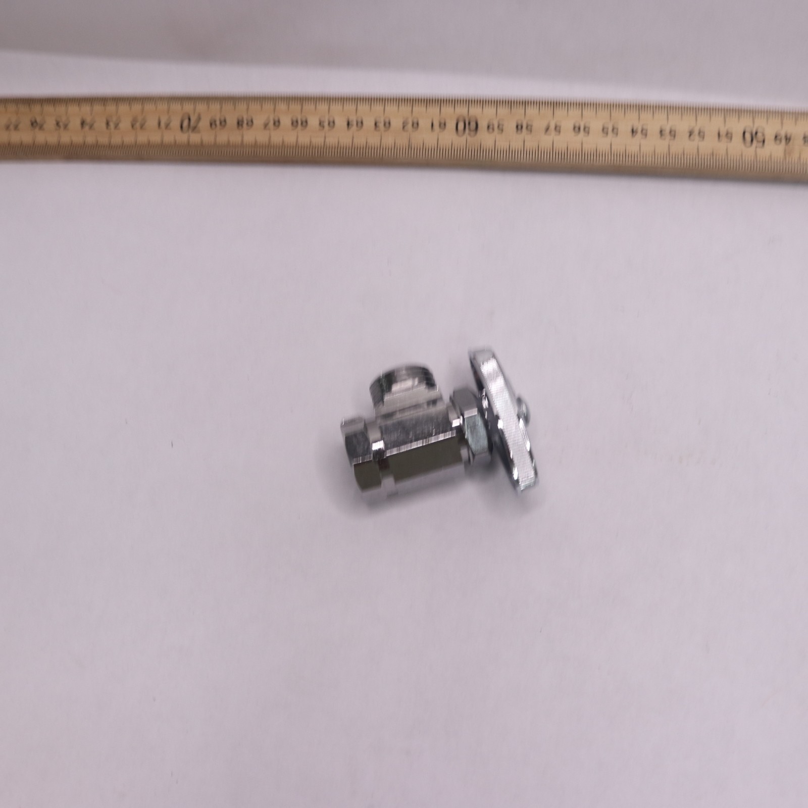 BrassCraft Slip-Joint Outlet Multi-Turn Angle Valve Chrome Plated Brass O3301X C