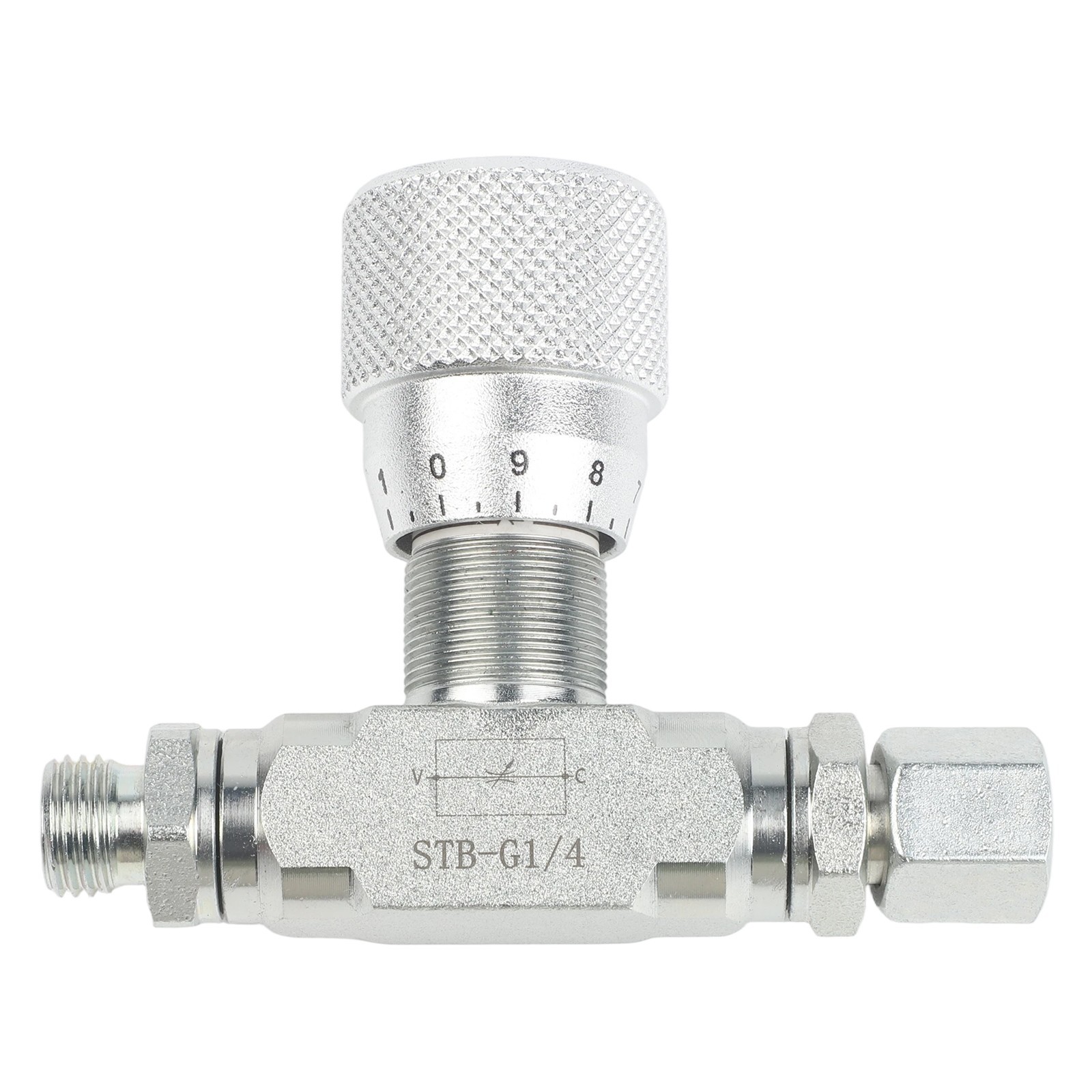Hydraulic Two Way Control Valve with 08L Connector for Pneumatic Systems