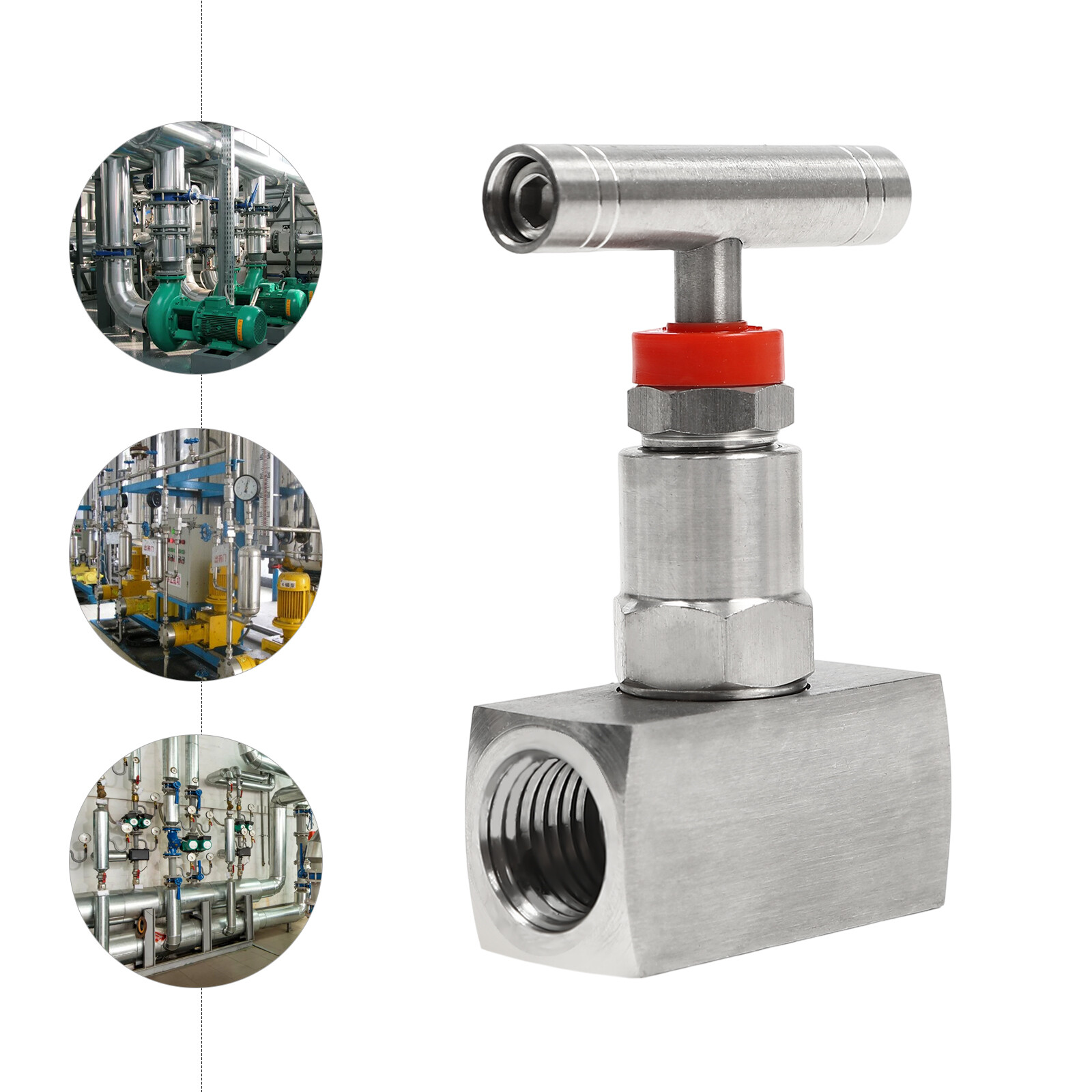 6000PSI Straight Needle Valve Hydraulic Flow 1/2″ NPT Female Hydraulic Precision