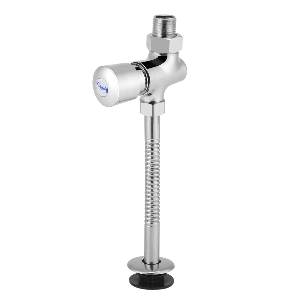Toilet Urinal Flush Valve Button Type Manual Delay Automatic Shutoff