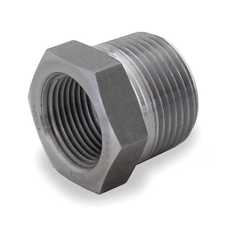 Bushing Bushing, 2-1/2″ X 2″ Pipe, Npt, Black Forged Steel, Class 3000, 1Mnk7