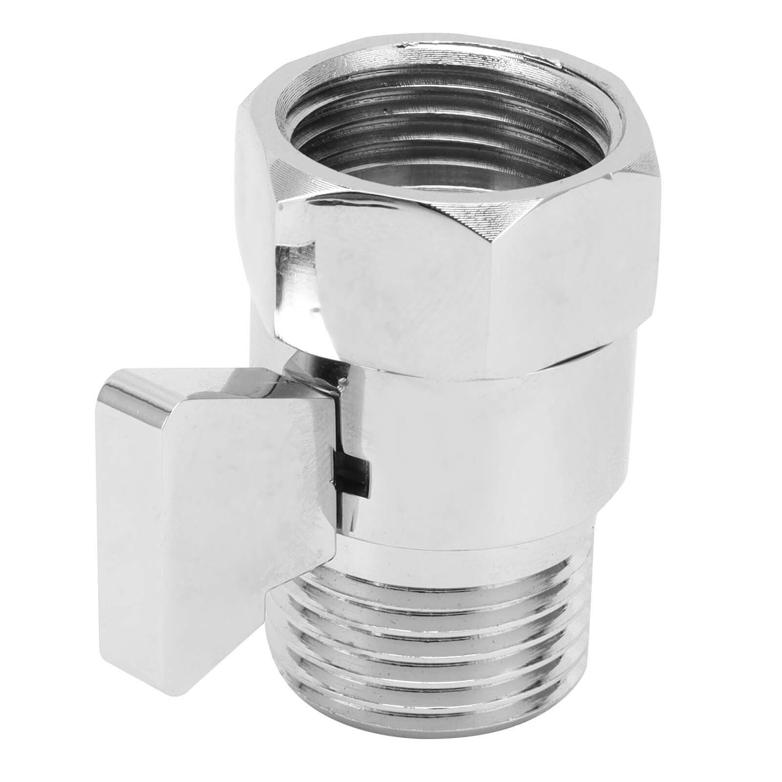 Solid Brass Shower Head Shut OFF Water Flow Control Valve G-1/2. US Seller, Fast