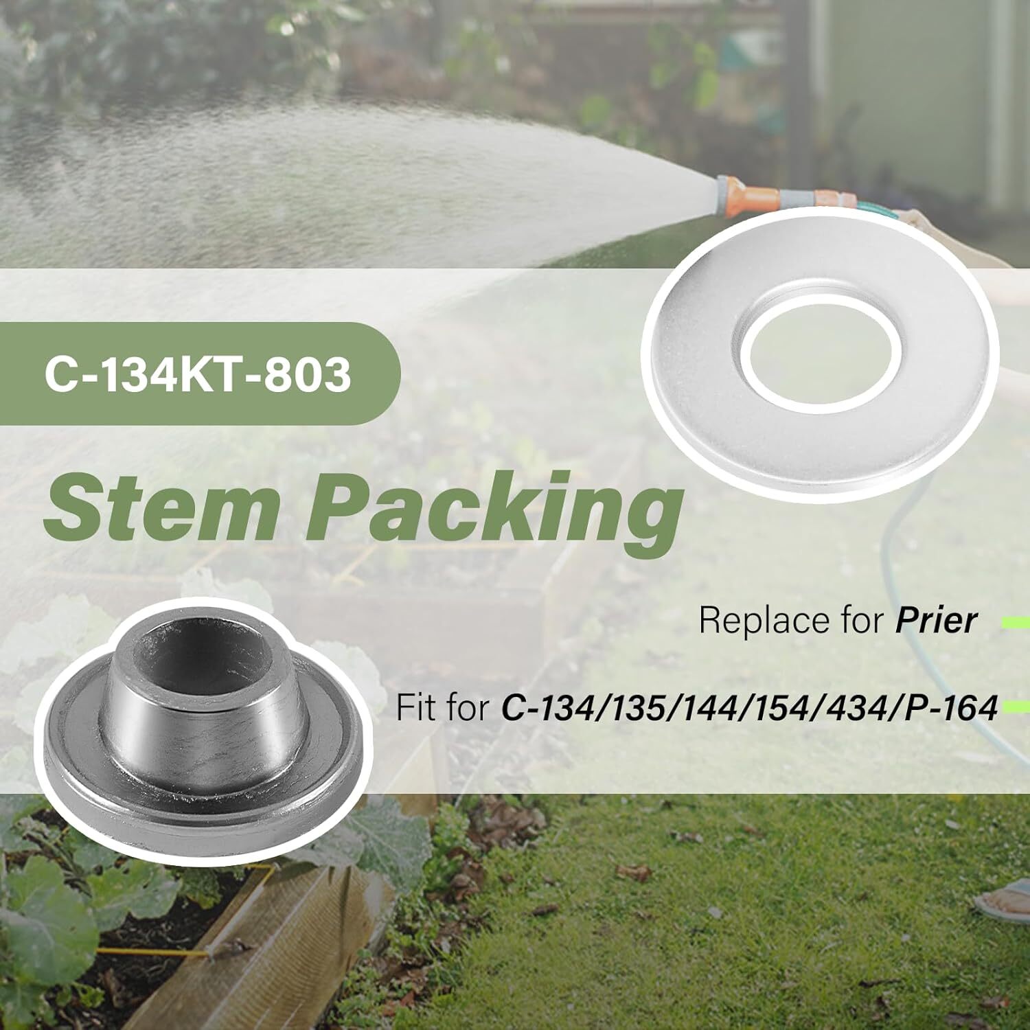 Stem Packing Kit for Prier Wall Hydrants C-134/135/144/154/434/P-164 C-134KT-803