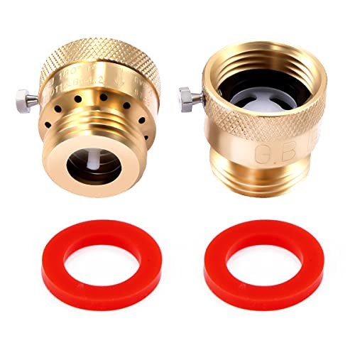 Litorange Brass Anti Siphon Valve 3/4 Inch GHT 2 Pack