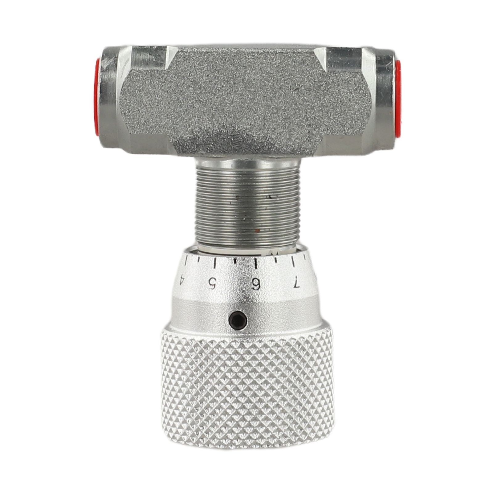 Two Way Hydraulic Flow Control Valve with Calibrated Knob for Flow Adjustment