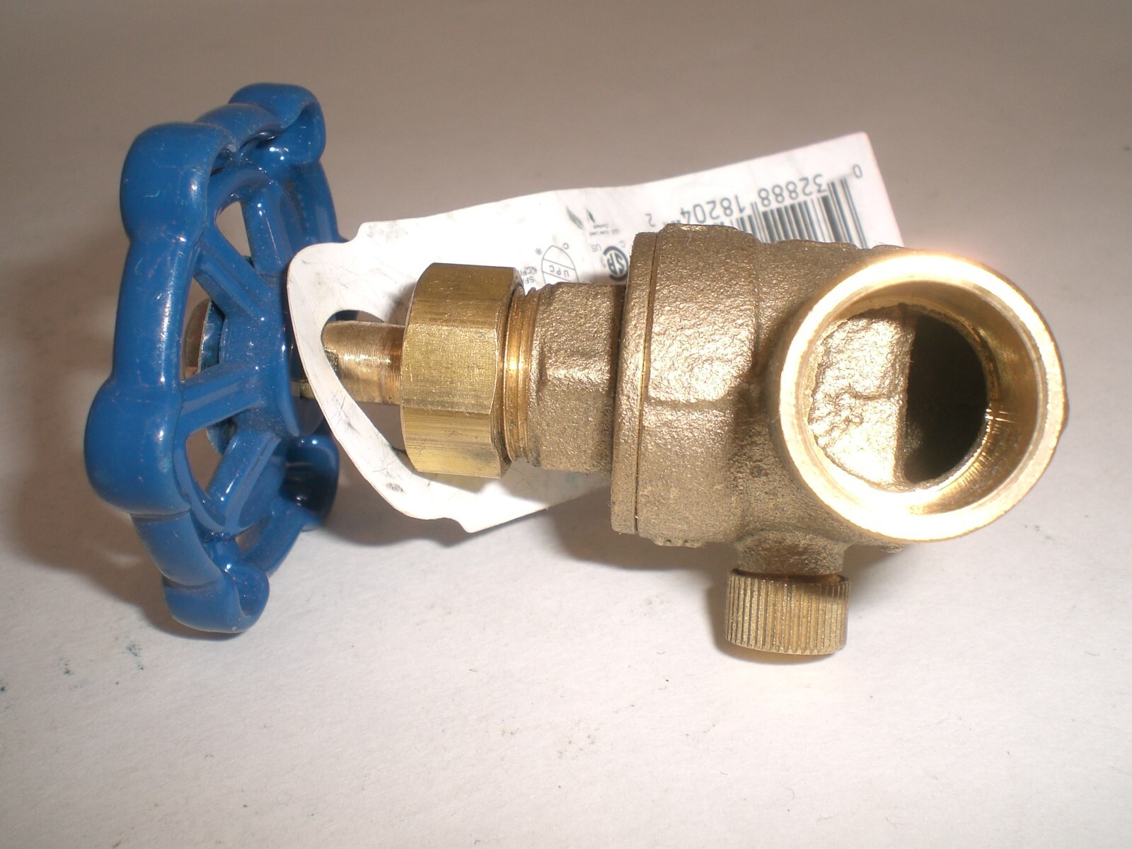 Everbilt 105-603EB 1/2” BRASS STOP AND WASTE VALVE