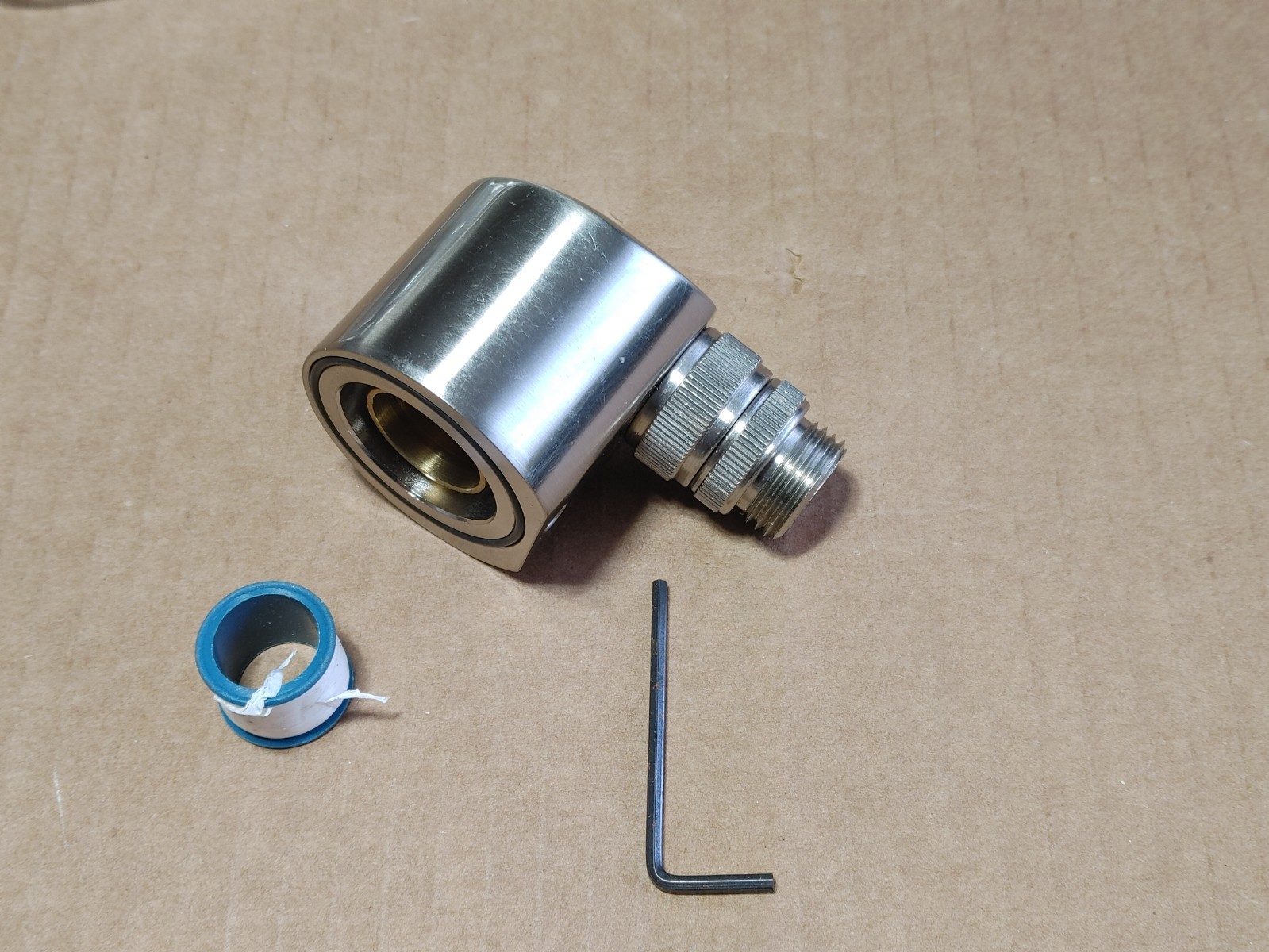 Danze D493932 1/2″ Wall Right Angle Hose Connector Chrome | Open Box
