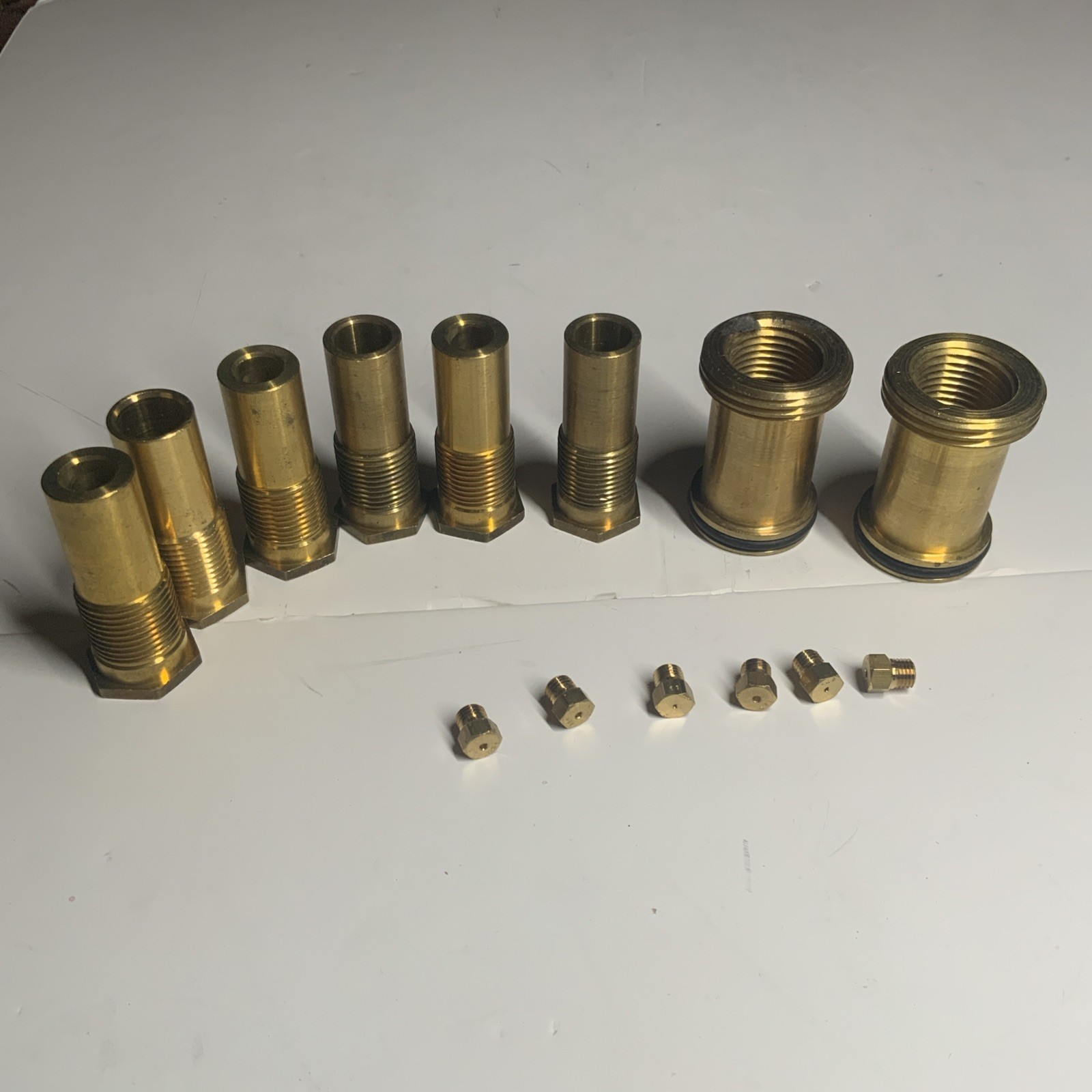 Lot Of 14 Brass Bosch and Delta Adapters and Tubes