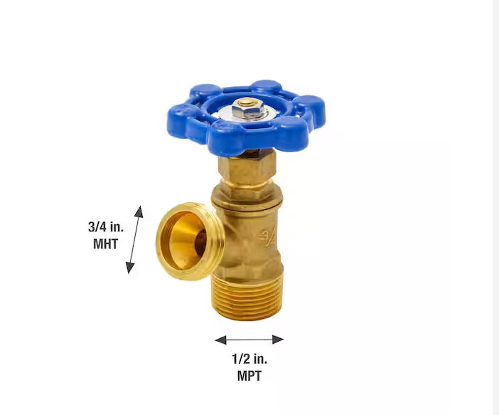 Everbilt 3/4 in. x 3/4 in. MPT x MHT Brass Boiler Drain Valve inside 1/2 tread