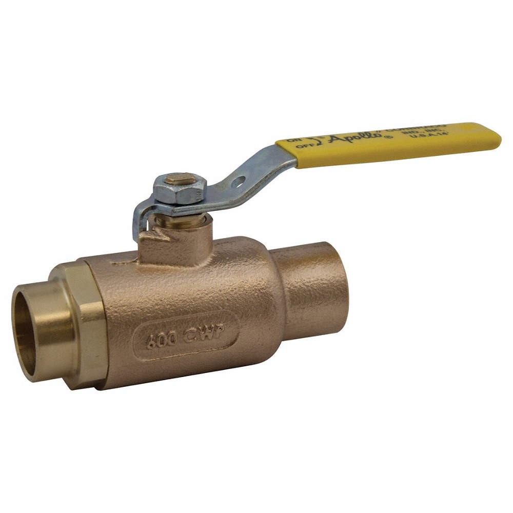 APOLLO 7020301 Manual 2-Way Ball Valve,Sweat,Bronze 2EEH4