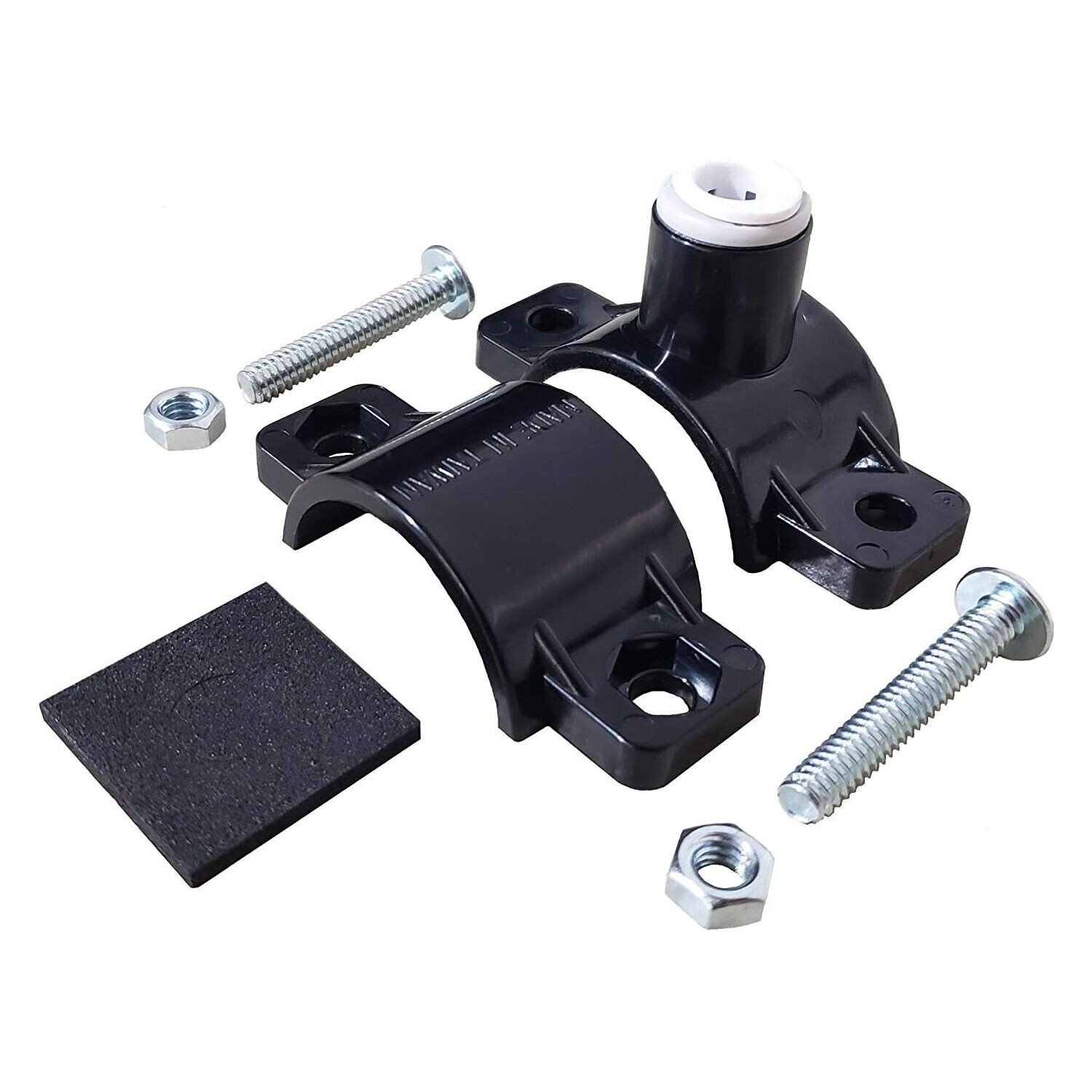 Metpure Water Drain Saddle Valve 3/8″ Quick Connect for Under-Sink RO System
