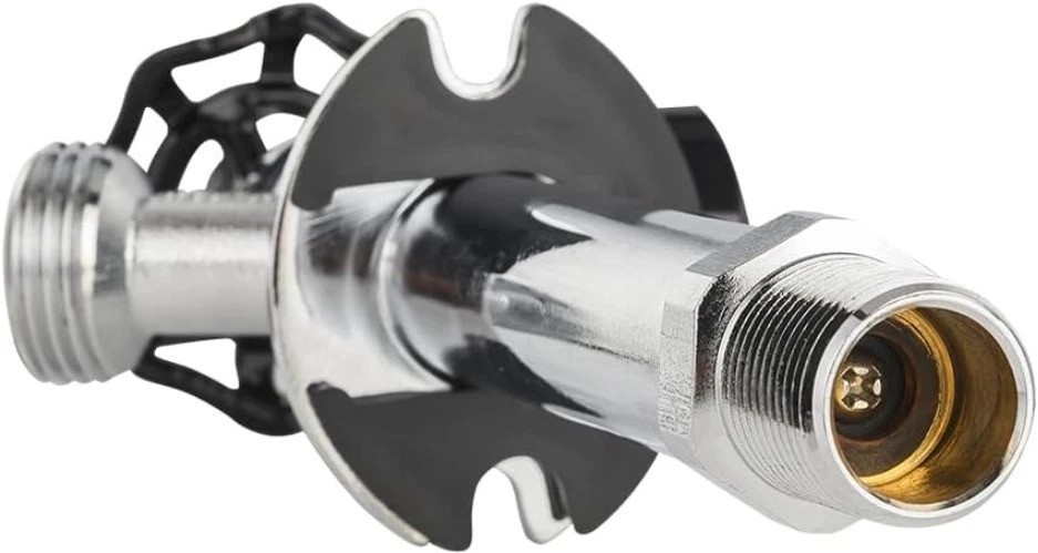 4-inch Anti-Siphon Frost Free Sillcock 1/2″ MIP X 3/4″ Hose Bibb, Chrome Plat…